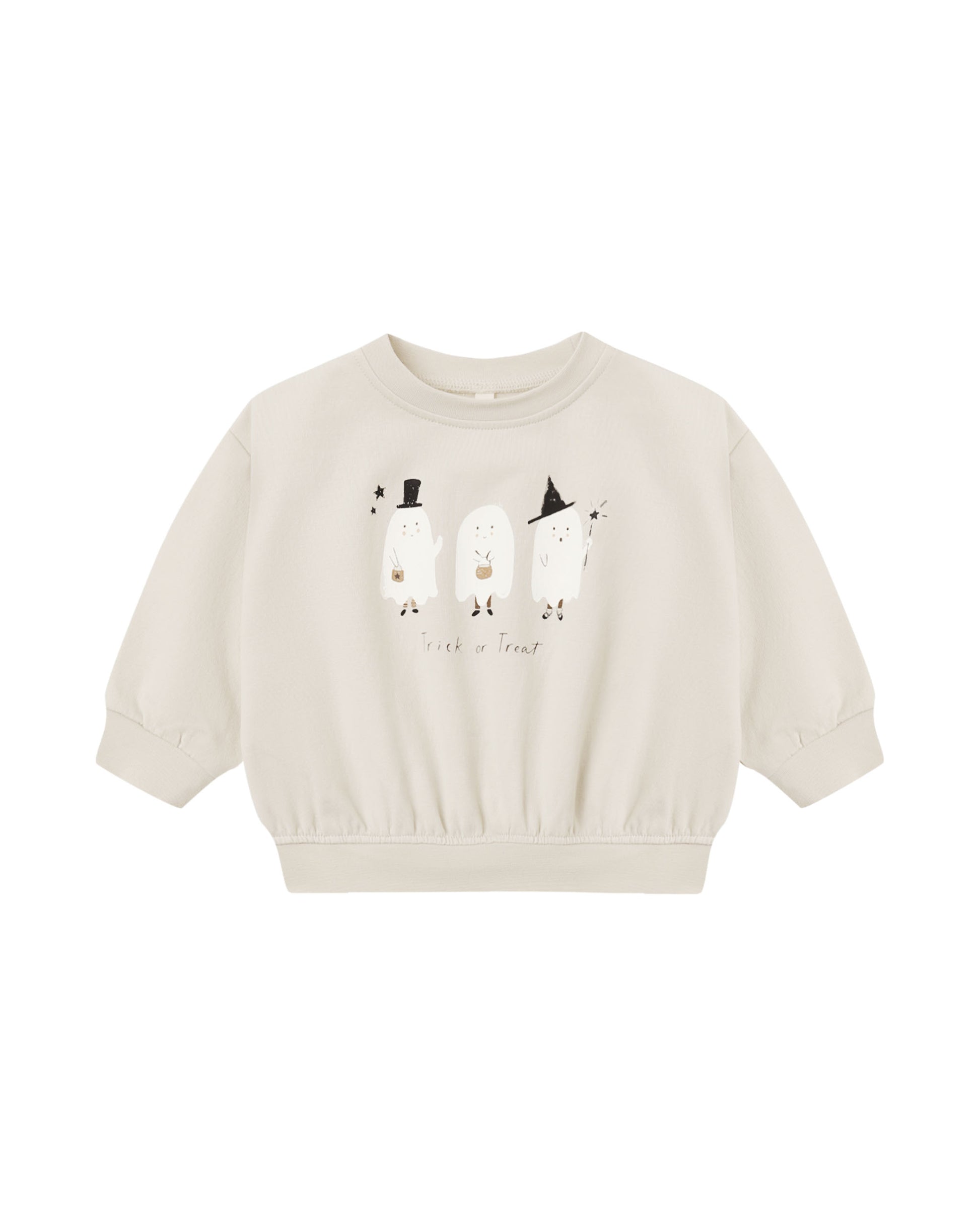 RELAXED FLEECE SWEATSHIRT TRICK OR TREAT