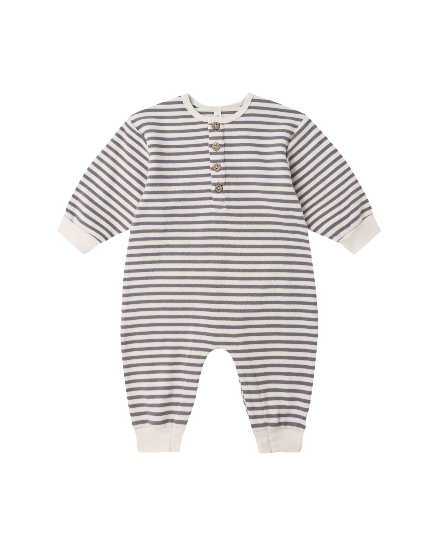 RELAXED JUMPSUIT SLATE STRIPE