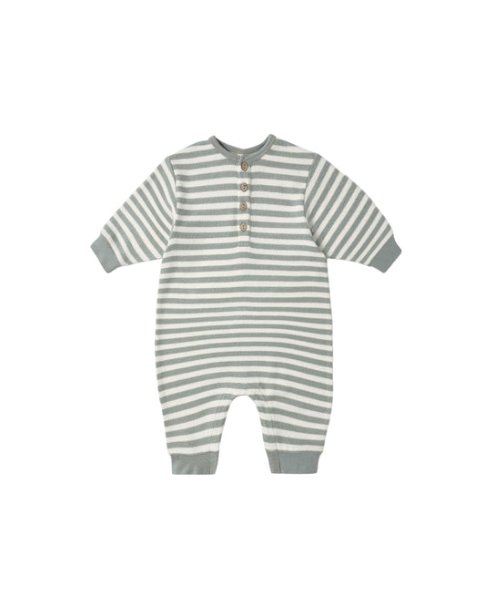 RELAXED JUMPSUIT || BLUE STRIPE