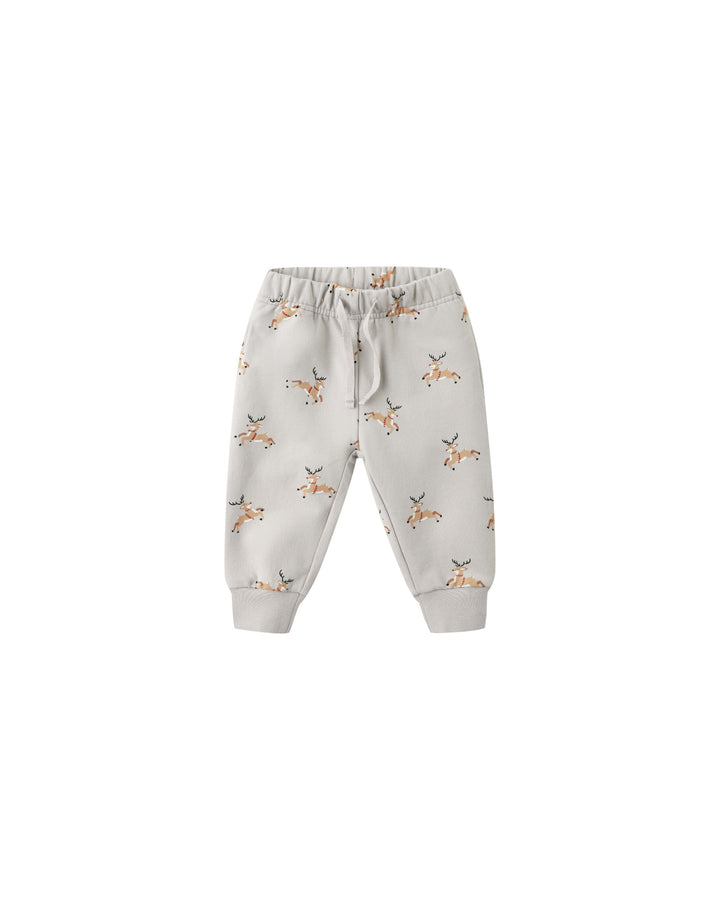 RELAXED FLEECE SWEATPANT || REINDEER