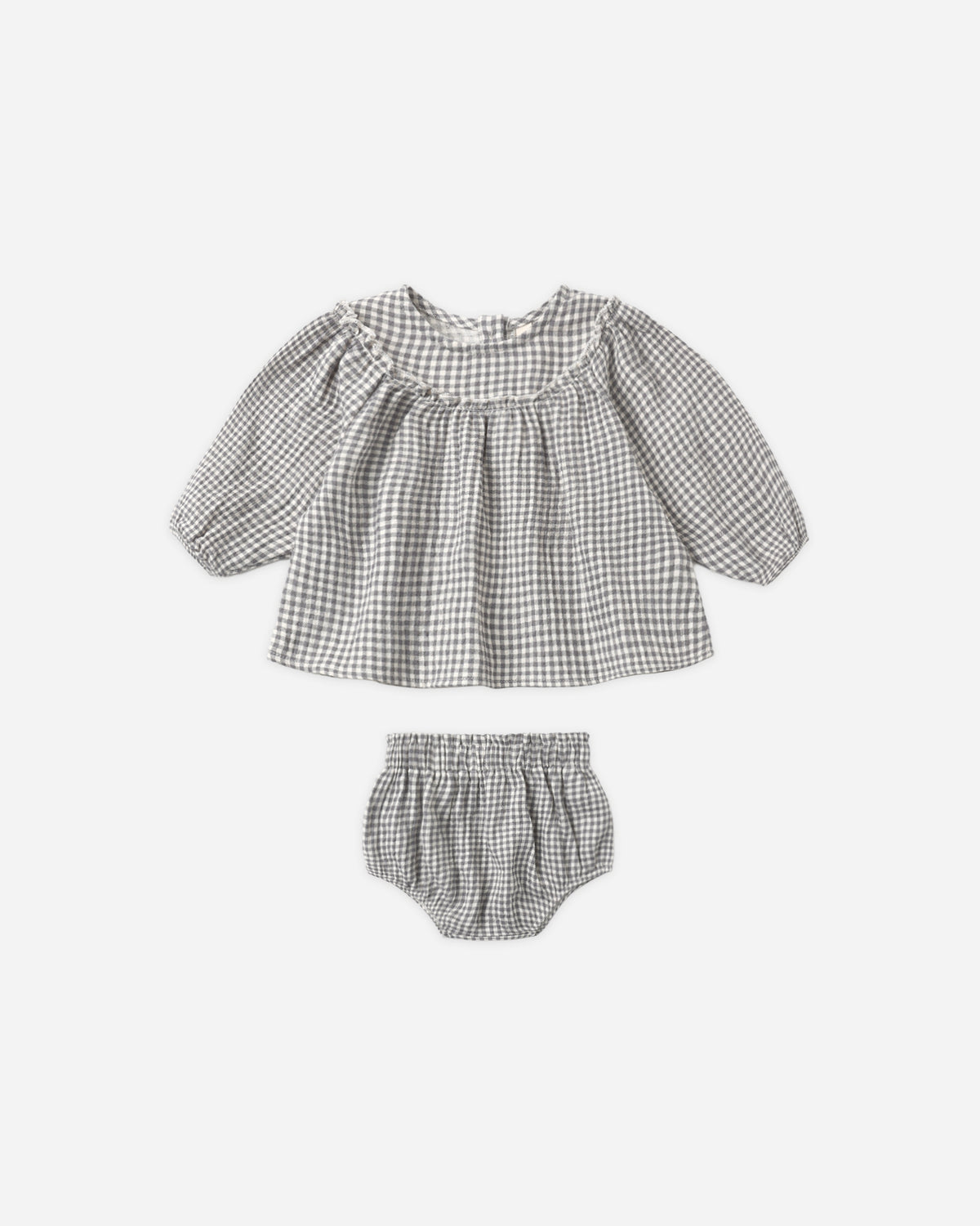 MIA TOP + BLOOMER SET MIDNIGHT GINGHAM