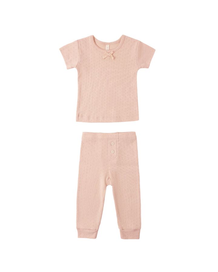POINTELLE TEE + LEGGING MELON