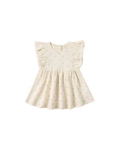 DAISY DRESS MAUVE DITSY