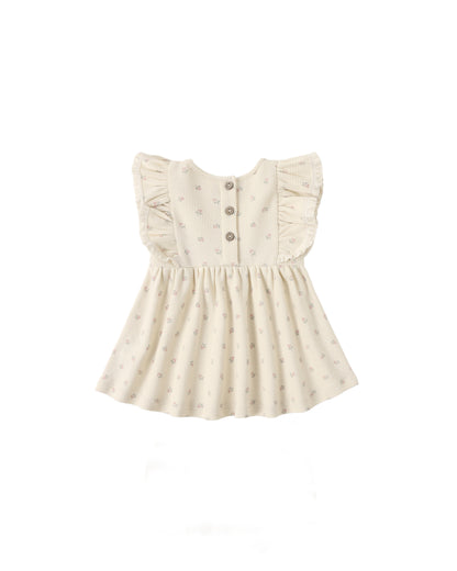 DAISY DRESS MAUVE DITSY