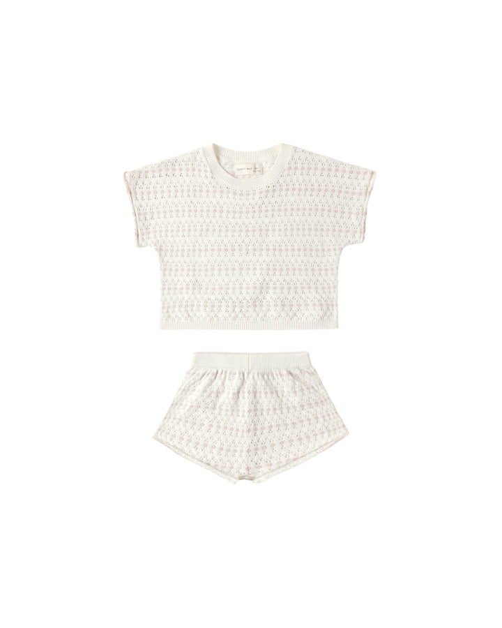 RELAXED SUMMER KNIT SET IVORY