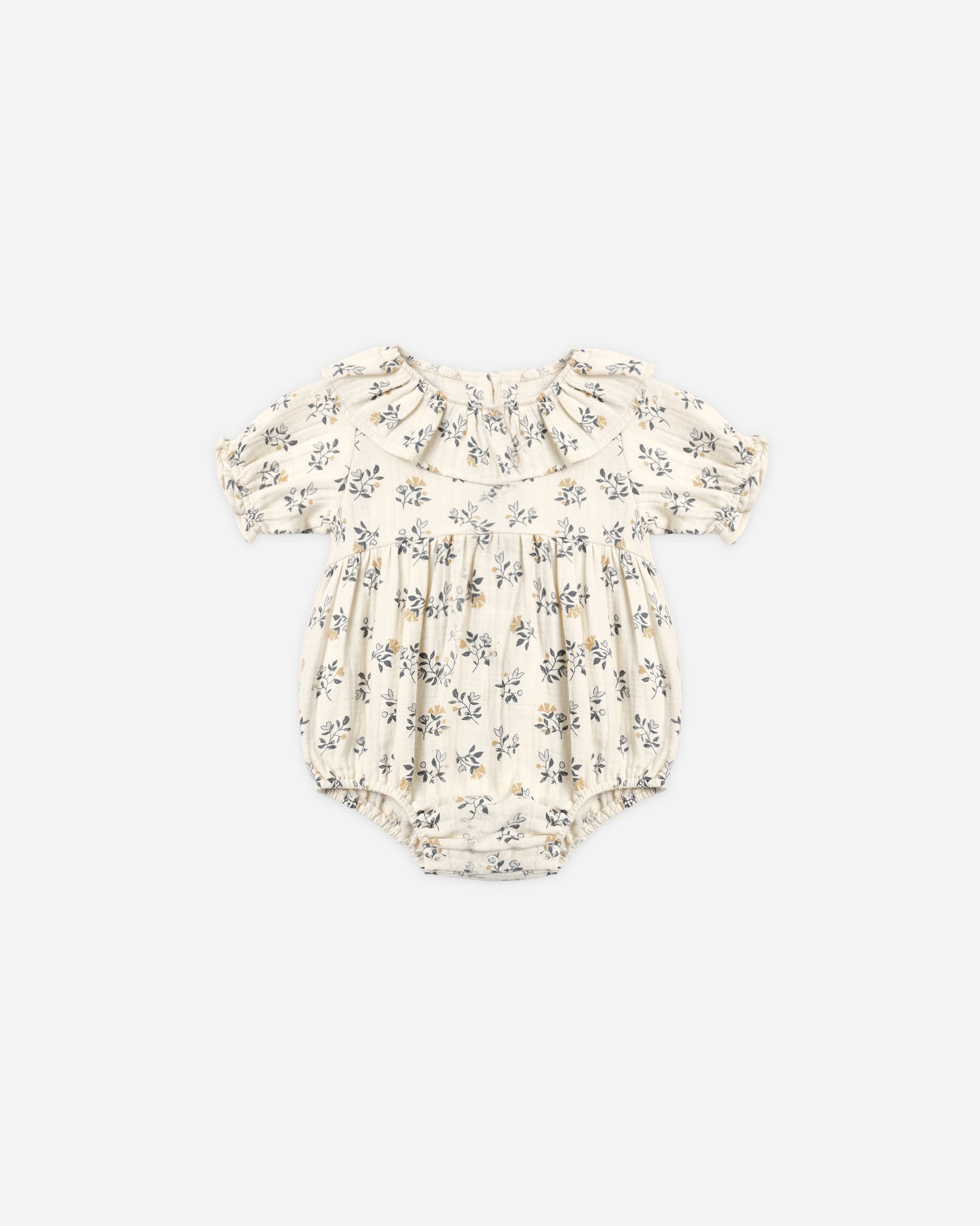COLLARED ROMPER FRENCH FLORAL