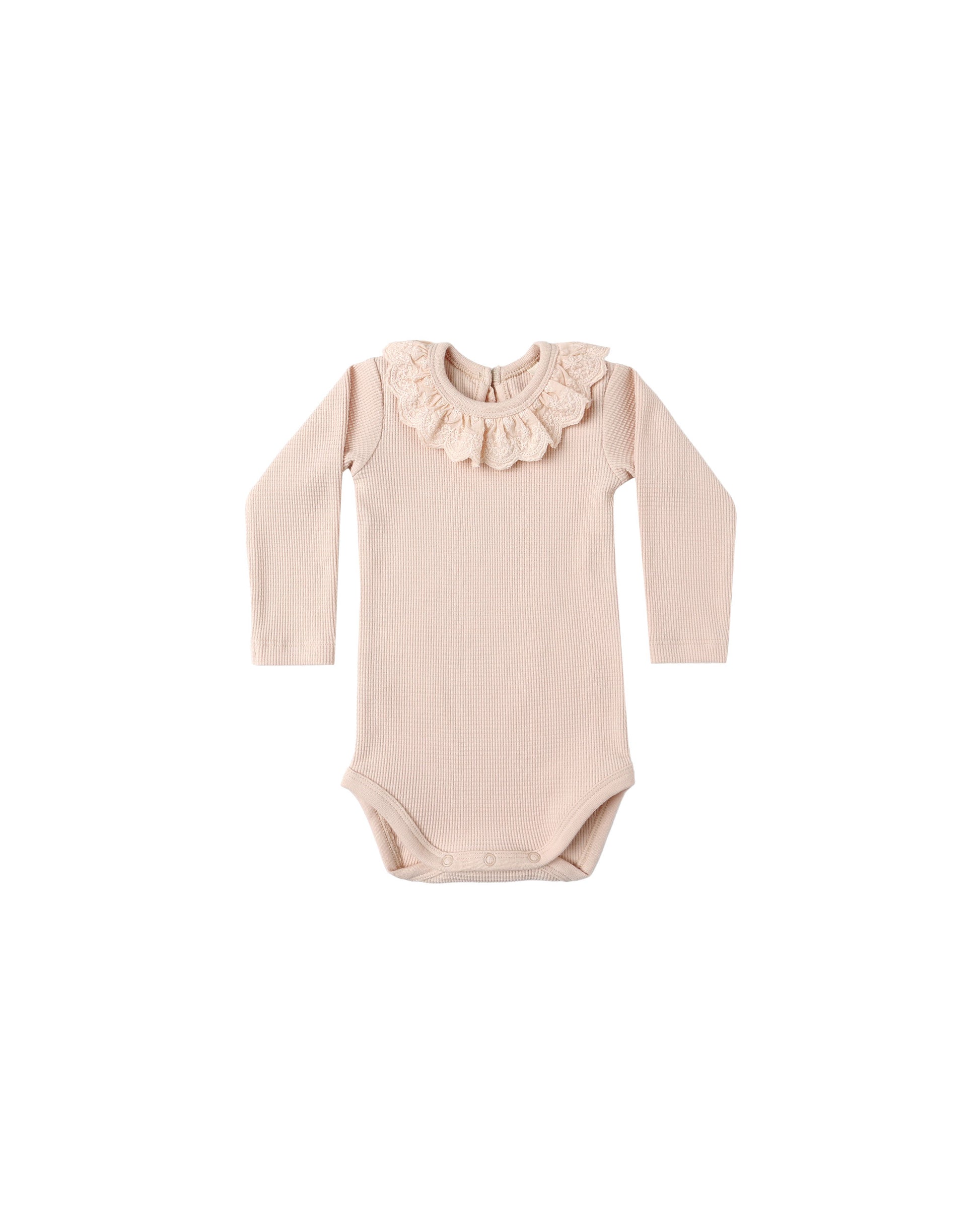 RUFFLE COLLAR BODYSUIT || ANTIQUE