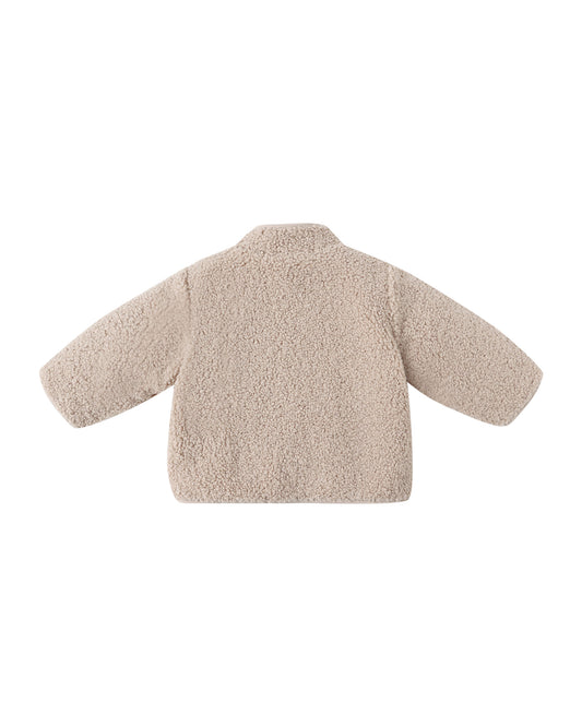 SHEARLING ZIP JACKET || OAT