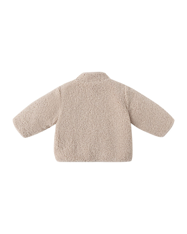 SHEARLING ZIP JACKET || OAT