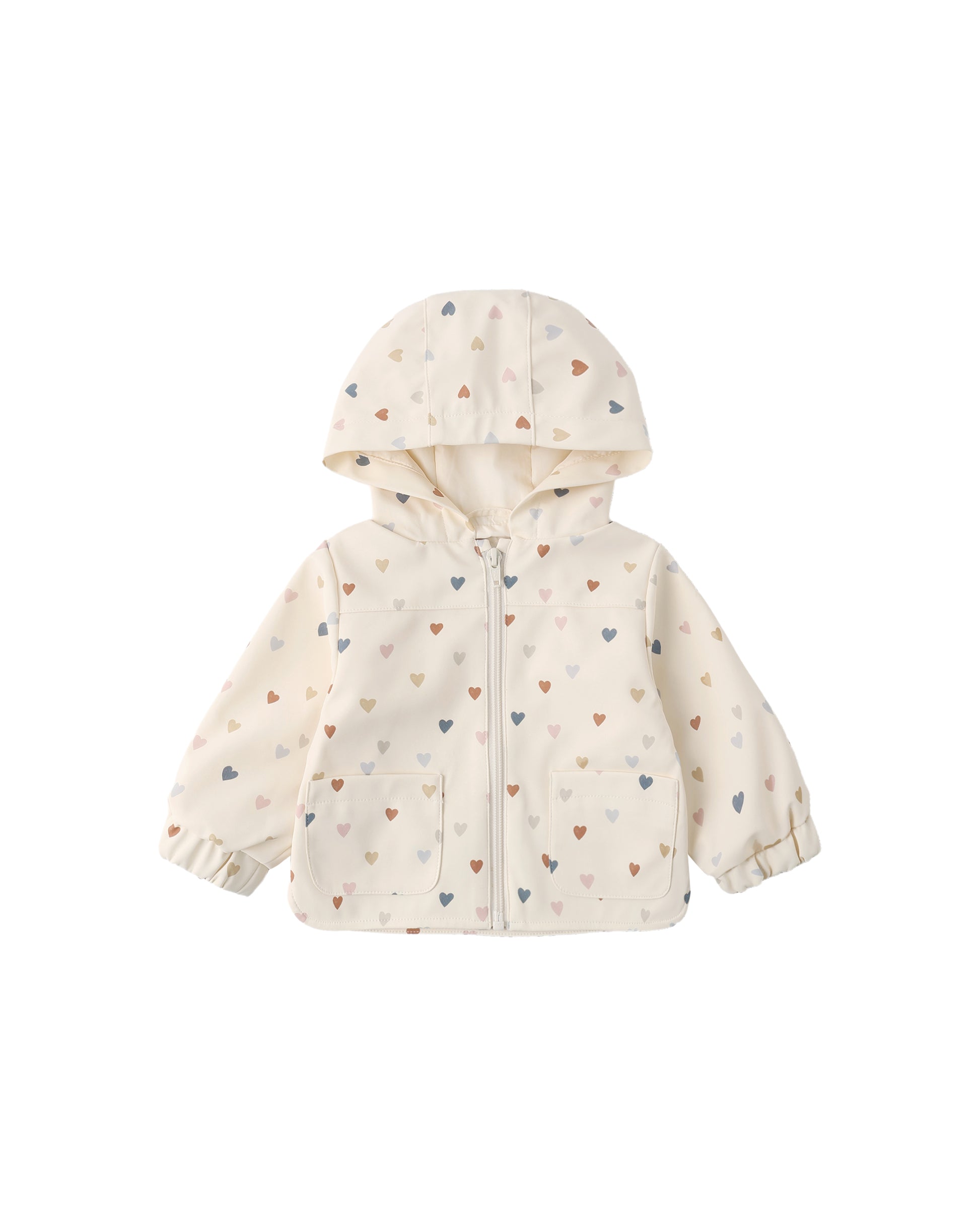 RAIN COAT CONFETTI HEART SMALL