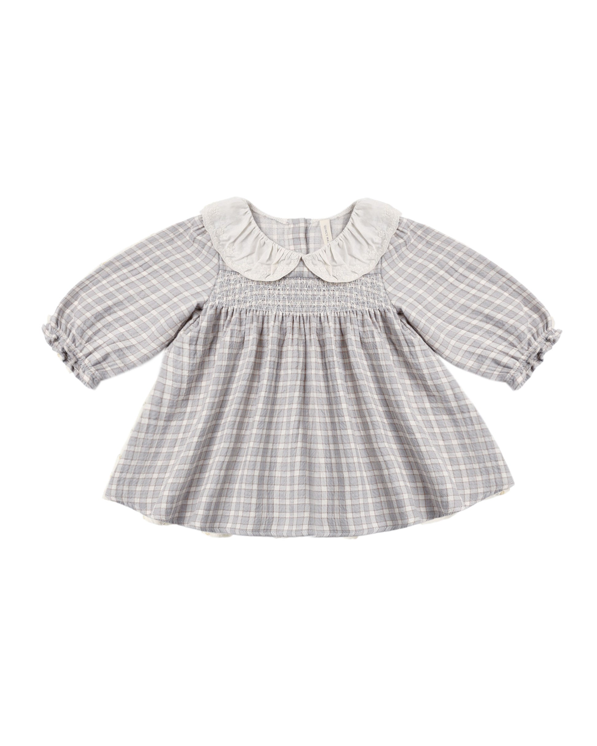 CALLIE DRESS BLUE GINGHAM