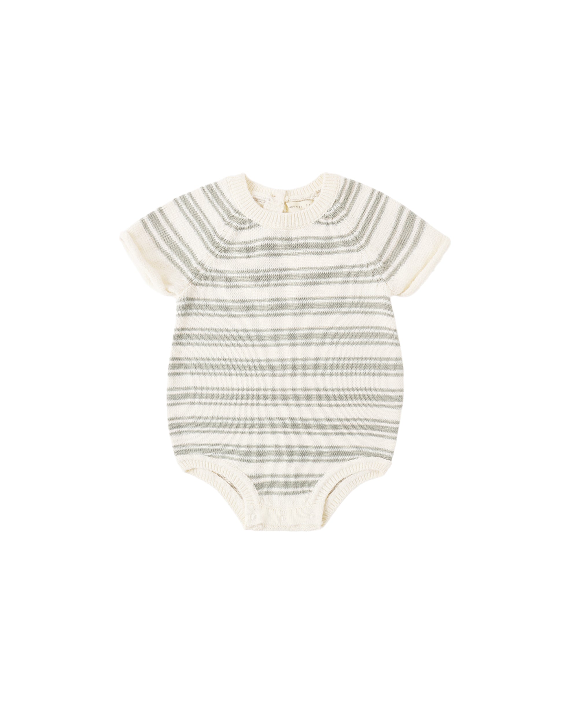 ROWAN ROMPER SAGE STRIPE