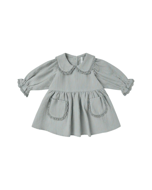 MARISOL DRESS || STEEL BLUE