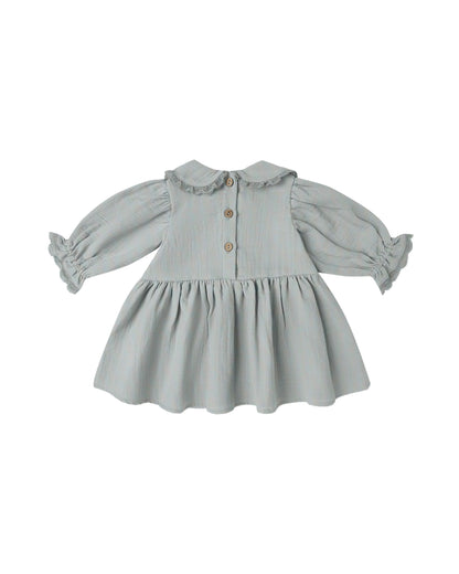 MARISOL DRESS || STEEL BLUE