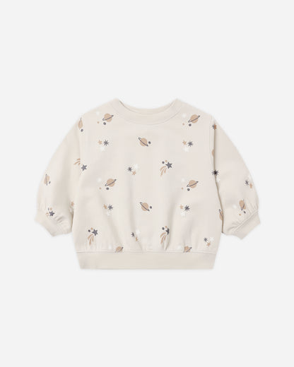 OVERSIZED CREW SWEATSHIRT SPACE