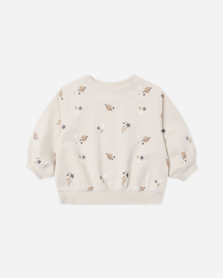 OVERSIZED CREW SWEATSHIRT SPACE