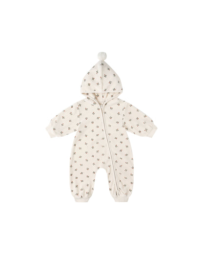 VELOUR ZIP JUMPSUIT || HOLLY BERRY