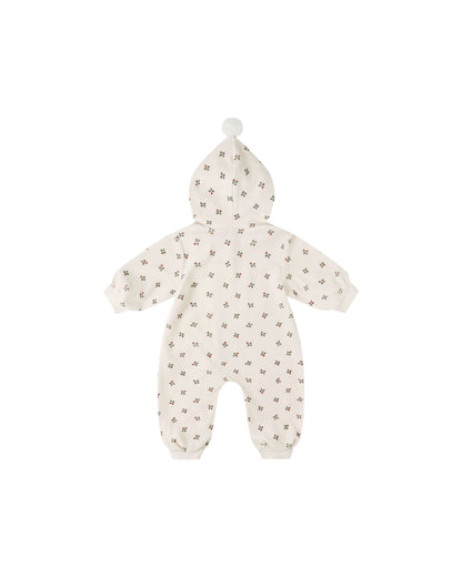 VELOUR ZIP JUMPSUIT || HOLLY BERRY