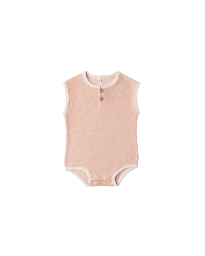 TERRY CLOTH ROMPER MELON