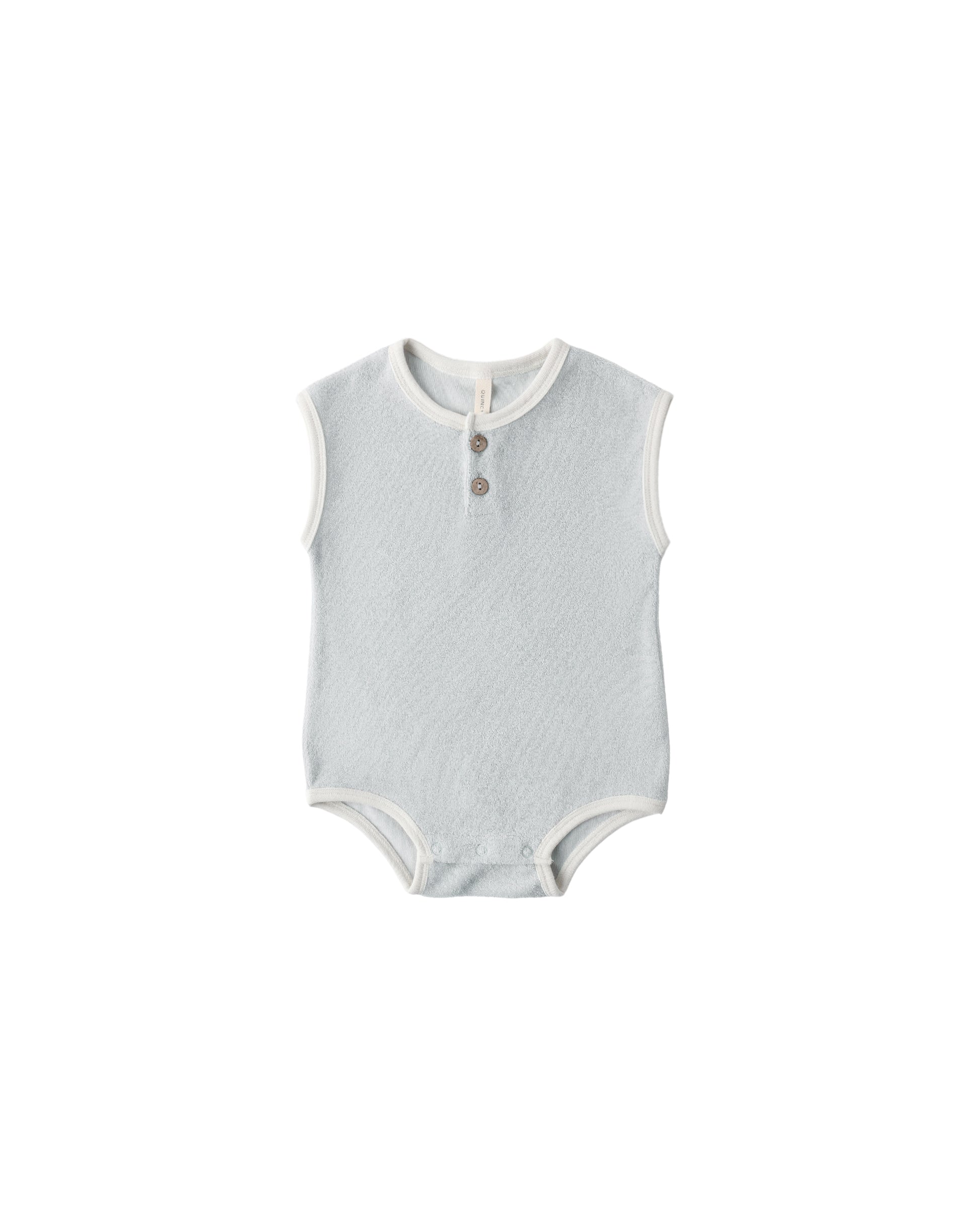 TERRY CLOTH ROMPER SKY