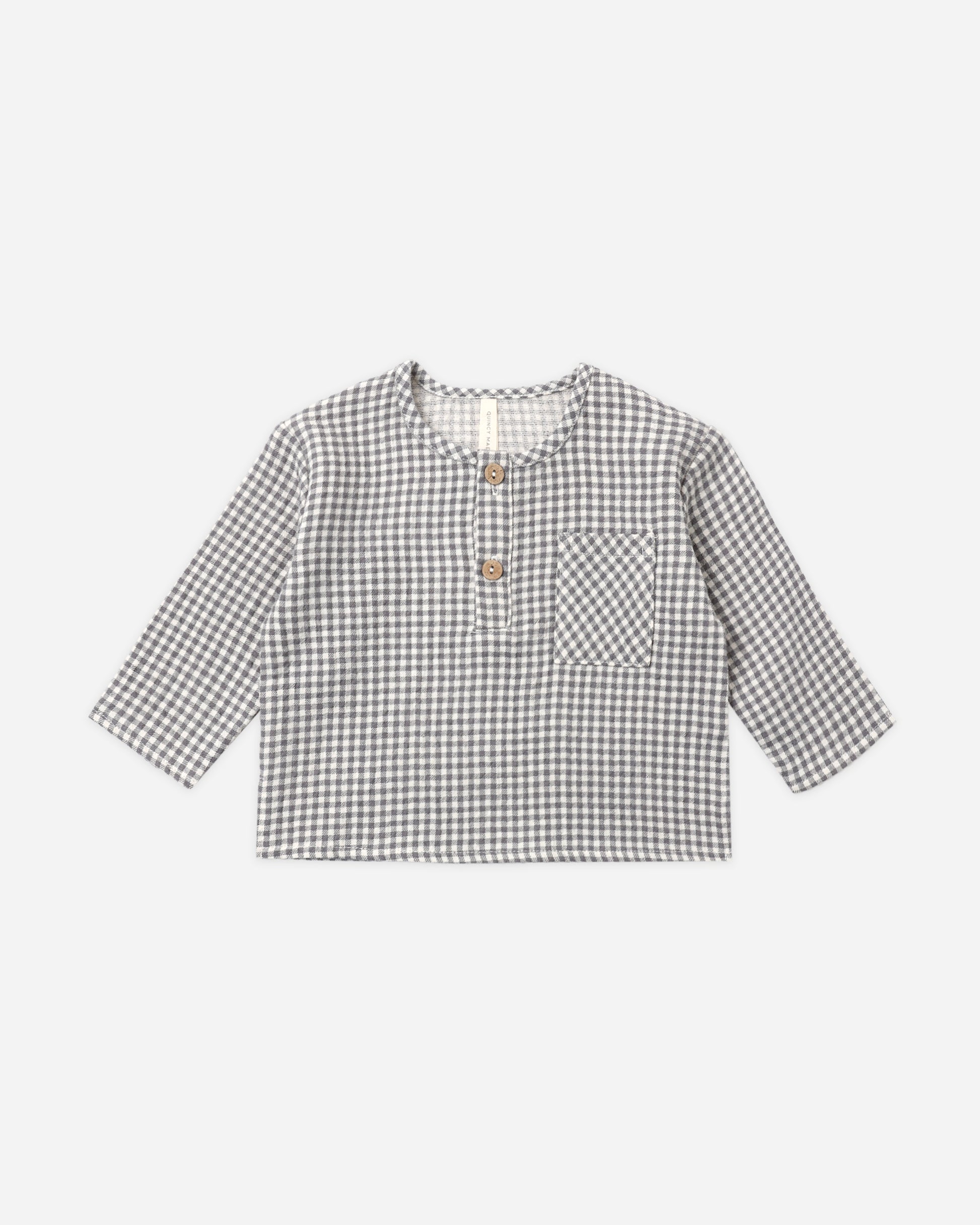 RORY SHIRT MIDNIGHT GINGHAM