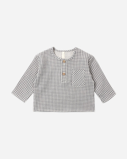 RORY SHIRT MIDNIGHT GINGHAM