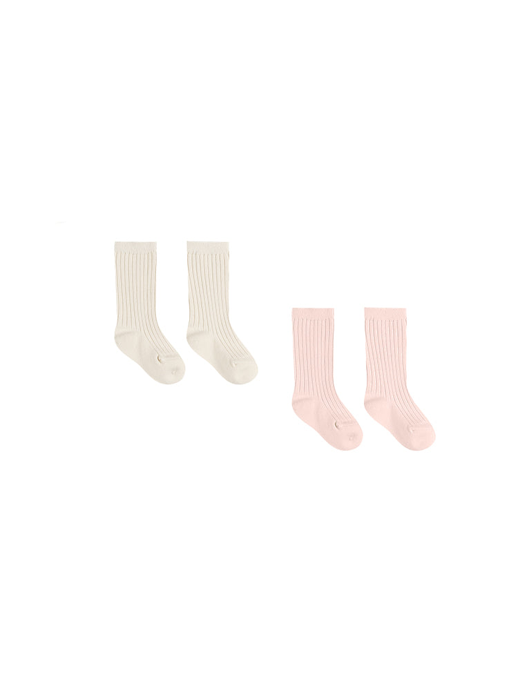 SOCK SET || IVORY, BUBBLEGUM