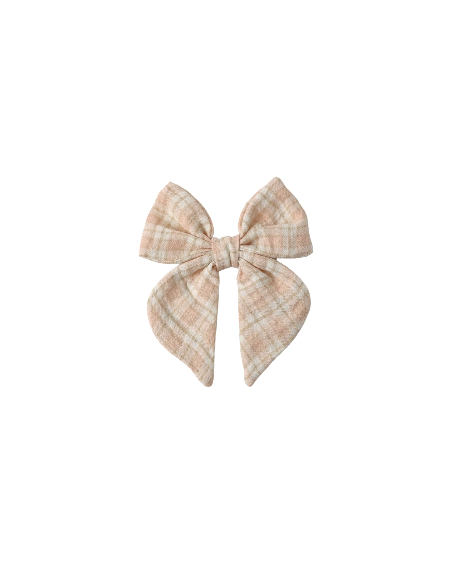 BOW PINK PLAID