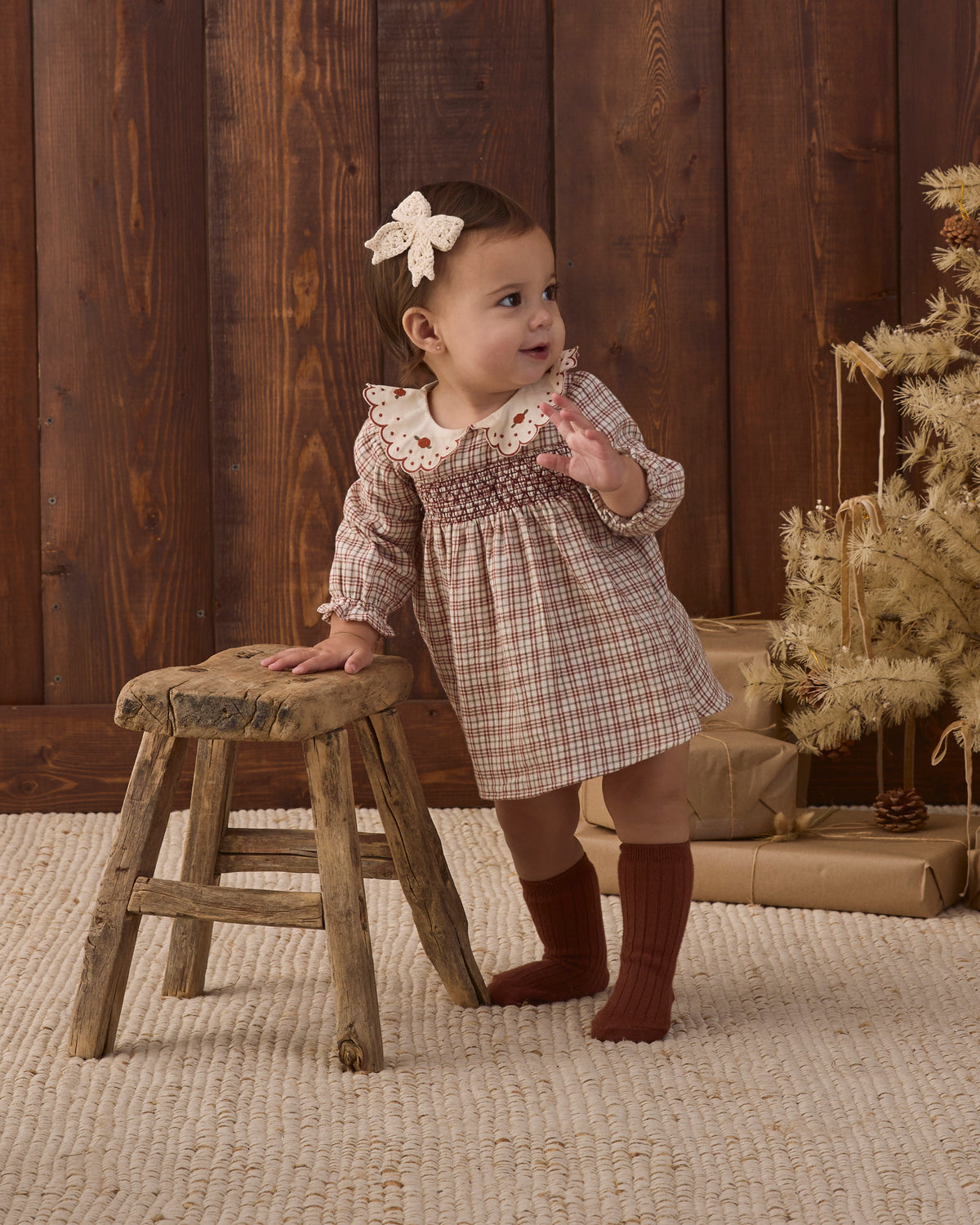 CALLIE DRESS CHRISTMAS PLAID