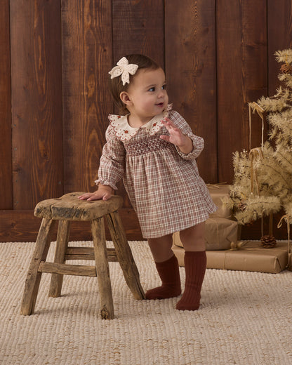 CALLIE DRESS CHRISTMAS PLAID