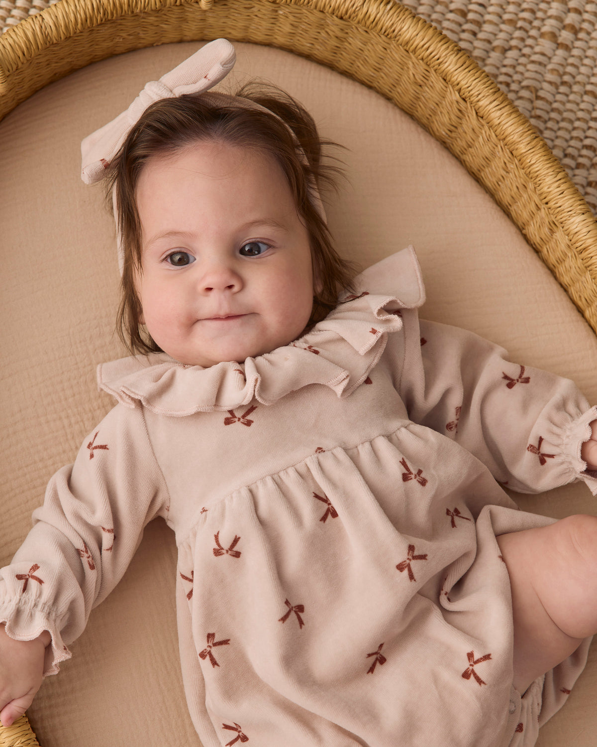 WENDY ROMPER RED BOWS