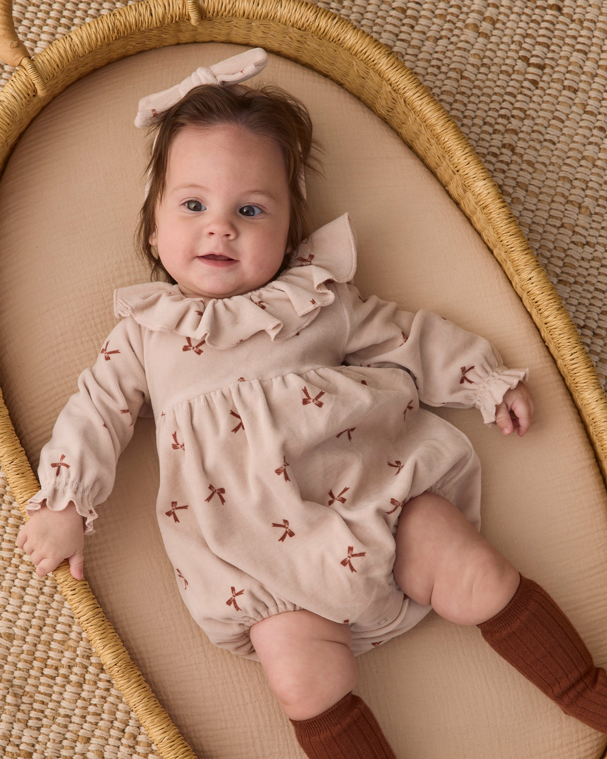 WENDY ROMPER RED BOWS