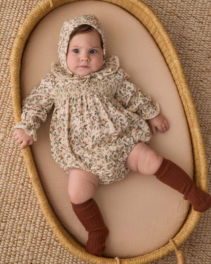 CALLIE ROMPER HOLIDAY FLORAL