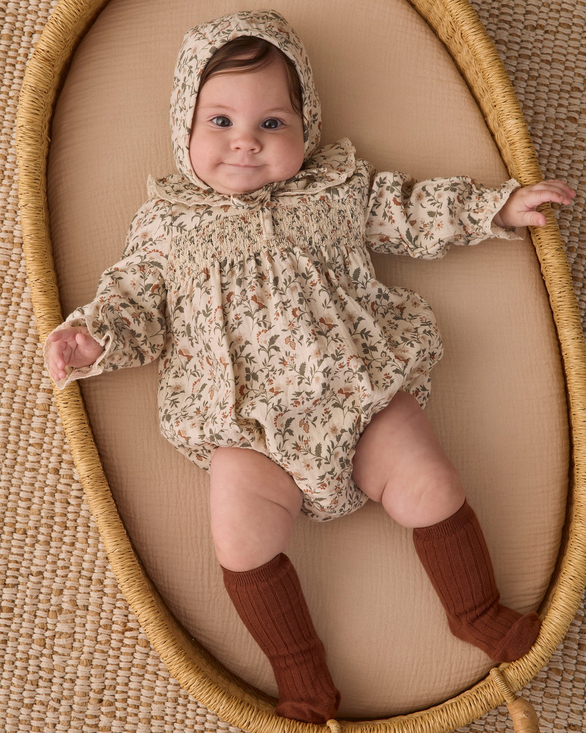 CALLIE ROMPER HOLIDAY FLORAL