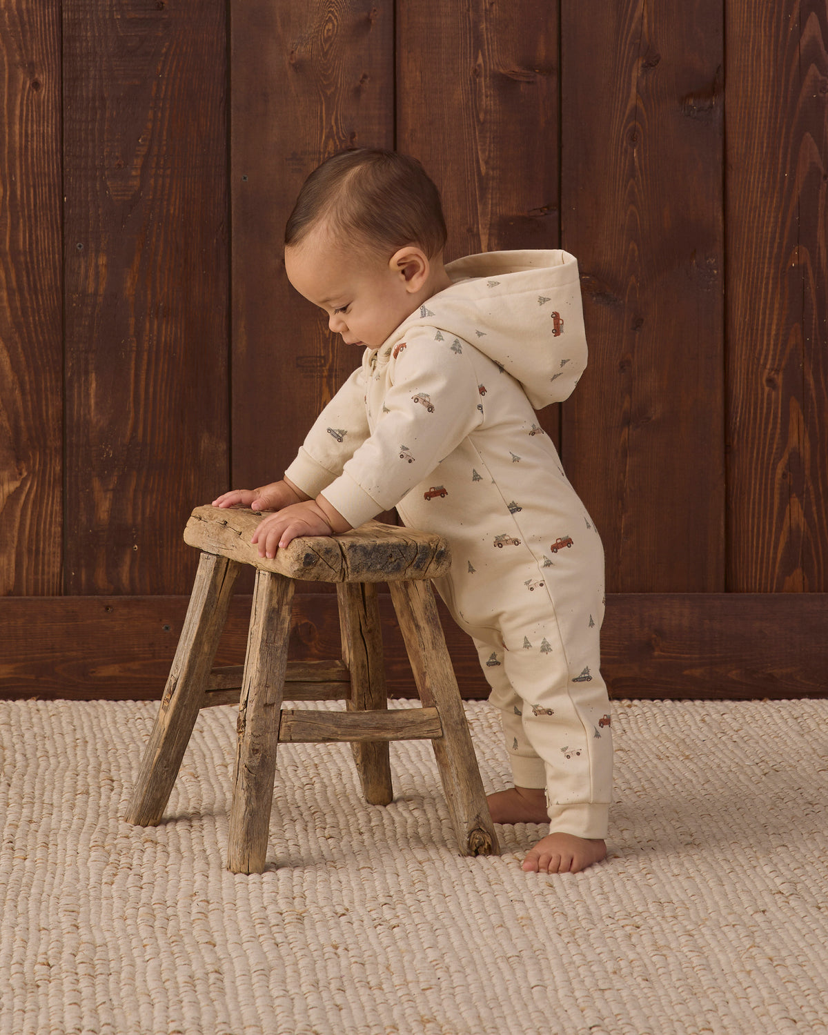 HOODED JUMPSUIT HOLIDAY DRIVE