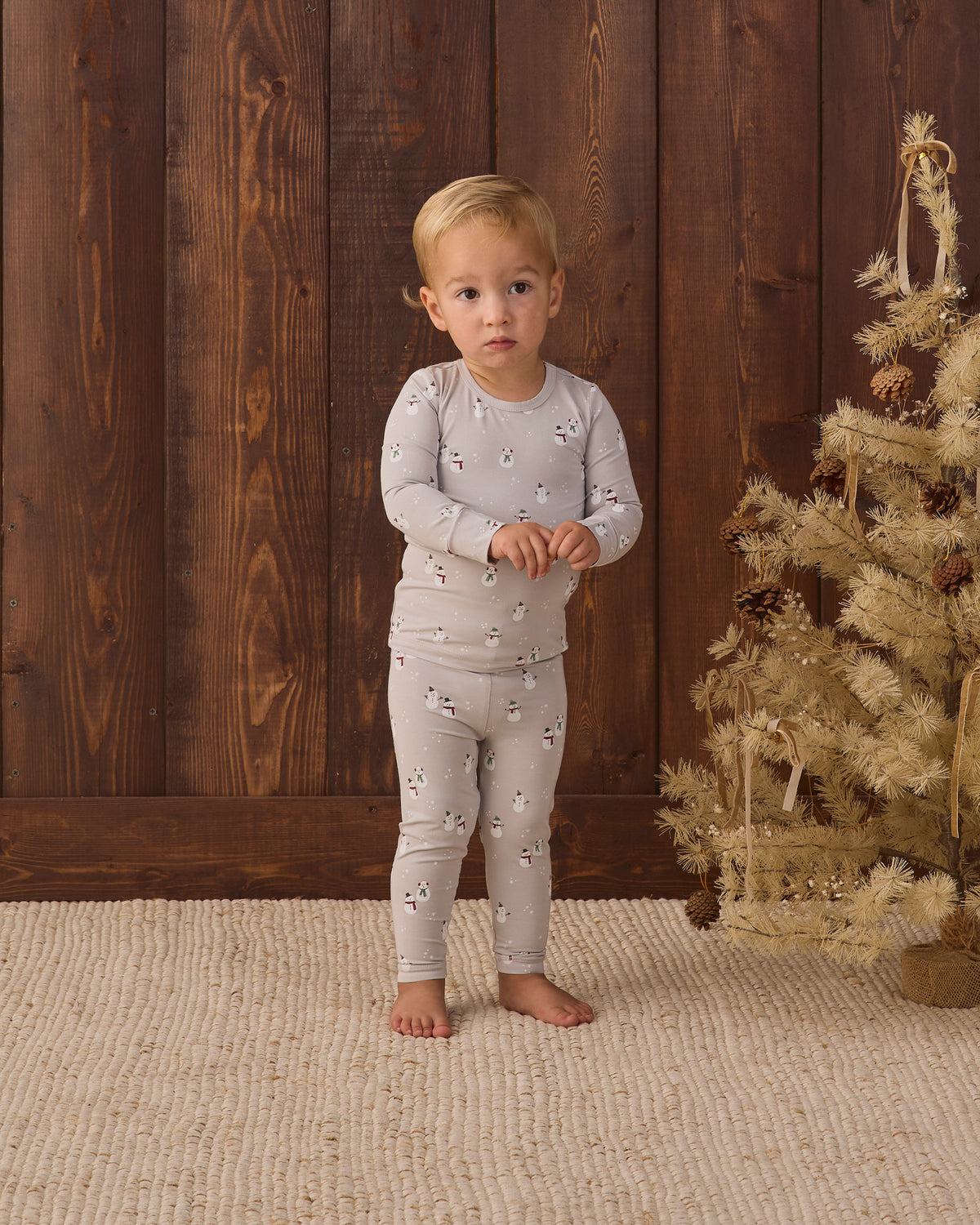 BAMBOO PAJAMA SET SNOWMAN