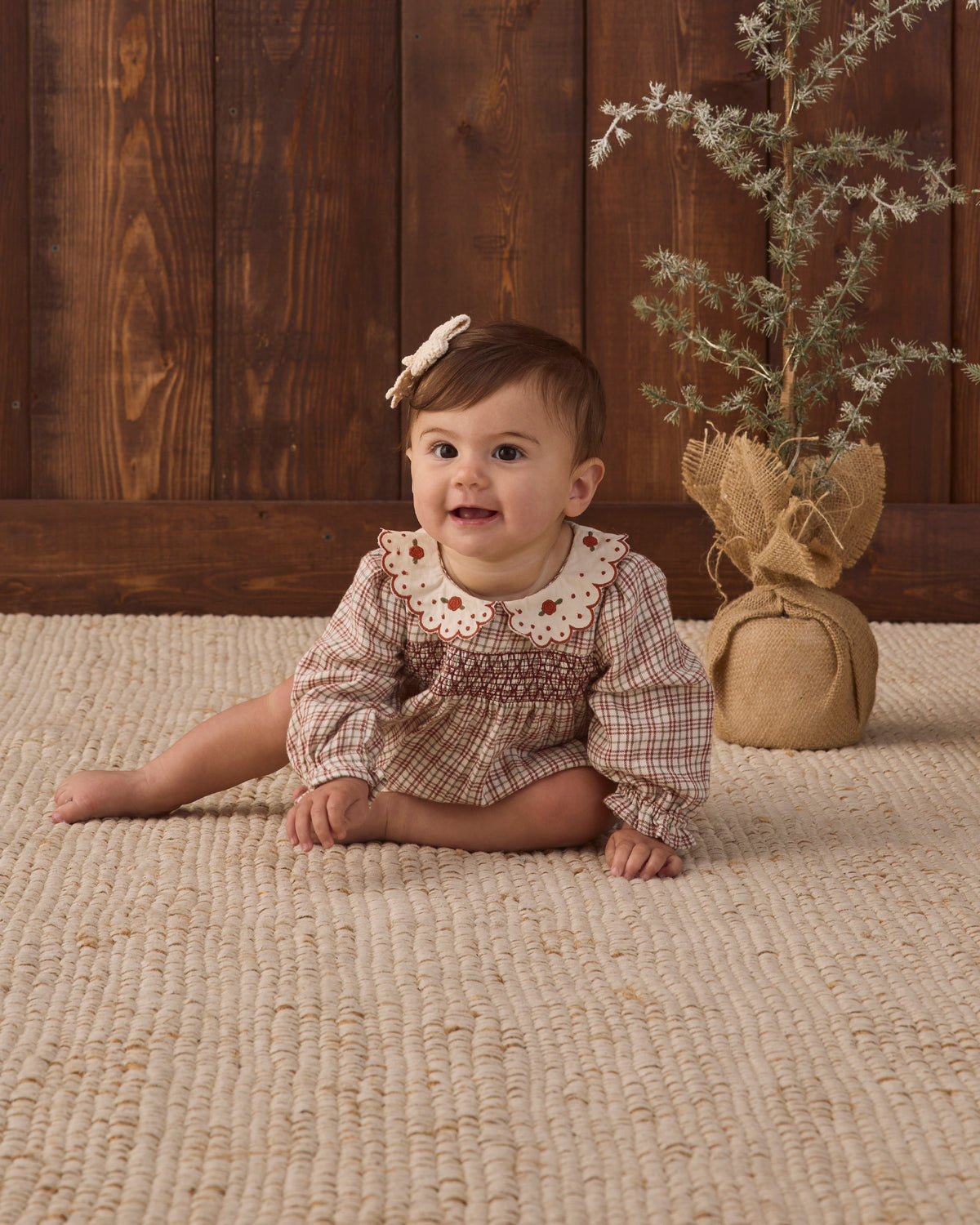 CALLIE ROMPER CHRISTMAS PLAID