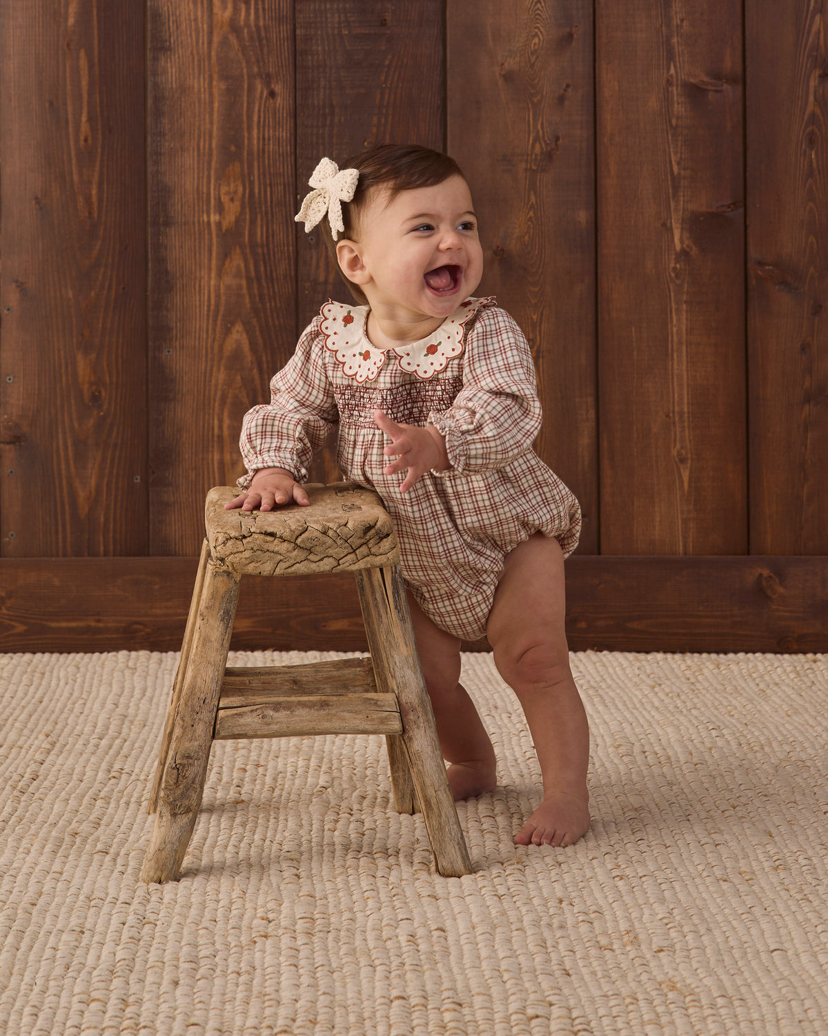 CALLIE ROMPER CHRISTMAS PLAID