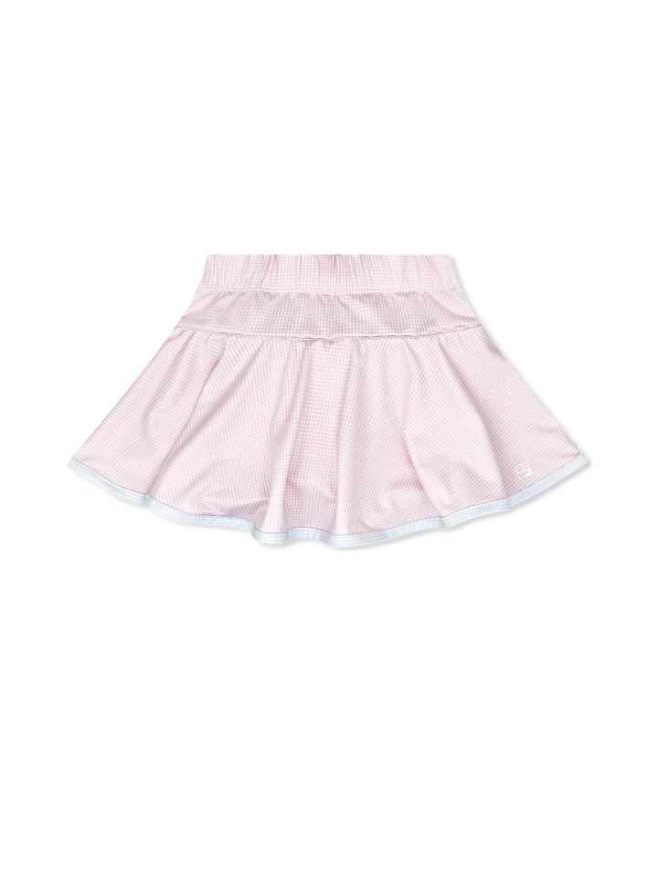 Quinn Skort | Pink & Blue Minigingham