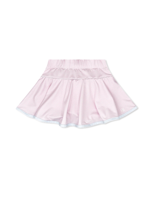 Quinn Skort | Pink & Blue Minigingham
