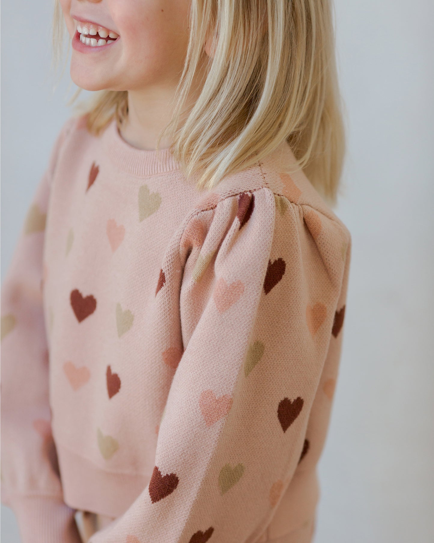 JACQUARD KNIT SET || HEARTS