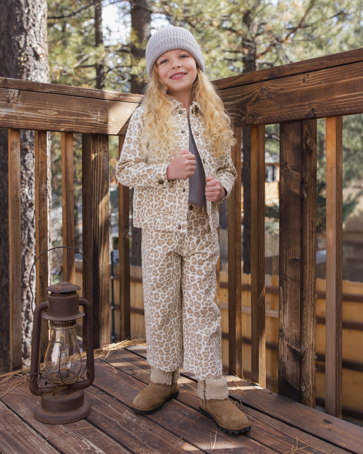 STRAIGHT LEG PANT LEOPARD
