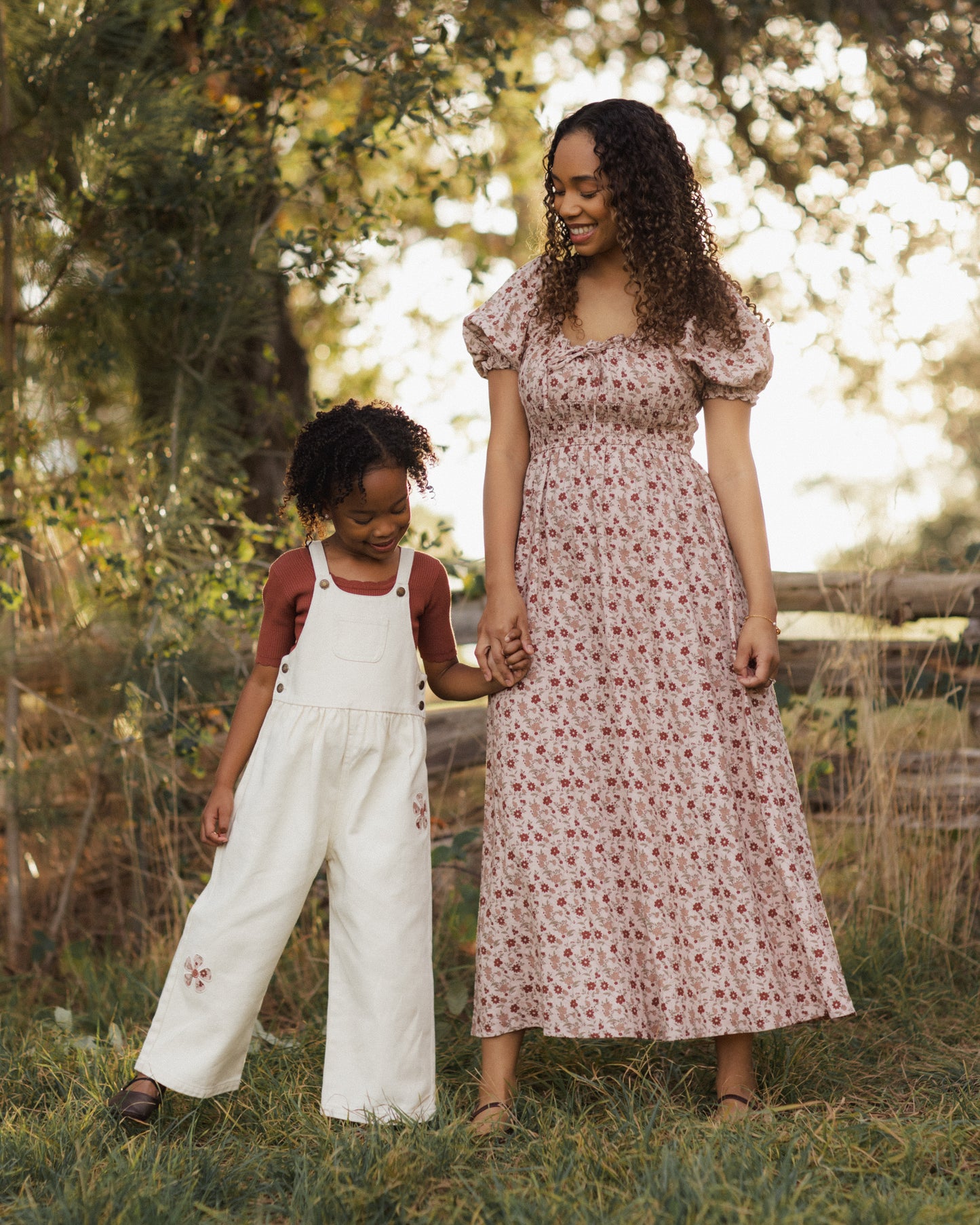WIDE LEG OVERALL DAISY PATCHES