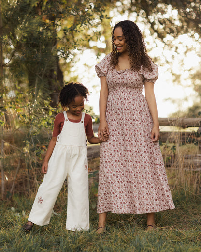 WIDE LEG OVERALL DAISY PATCHES
