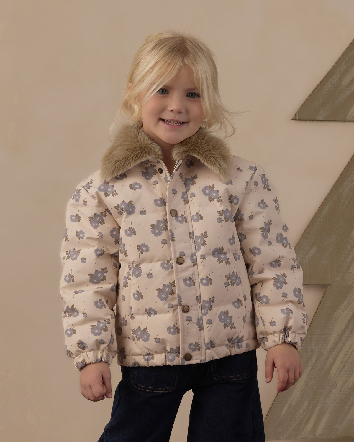 IDYLLWILD JACKET BLUE FLORAL