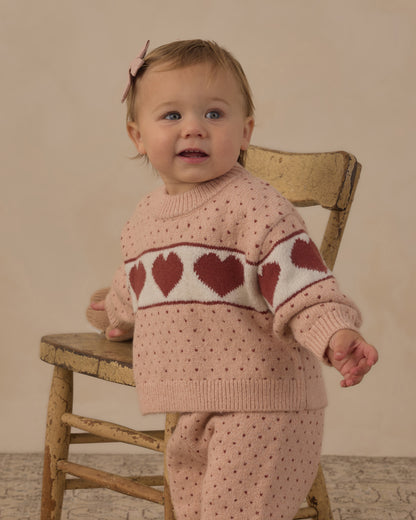 REAGAN SWEATER HEARTS