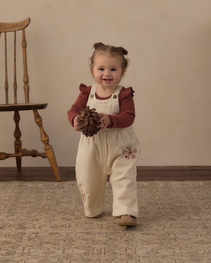 WIDE LEG OVERALL DAISY PATCHES
