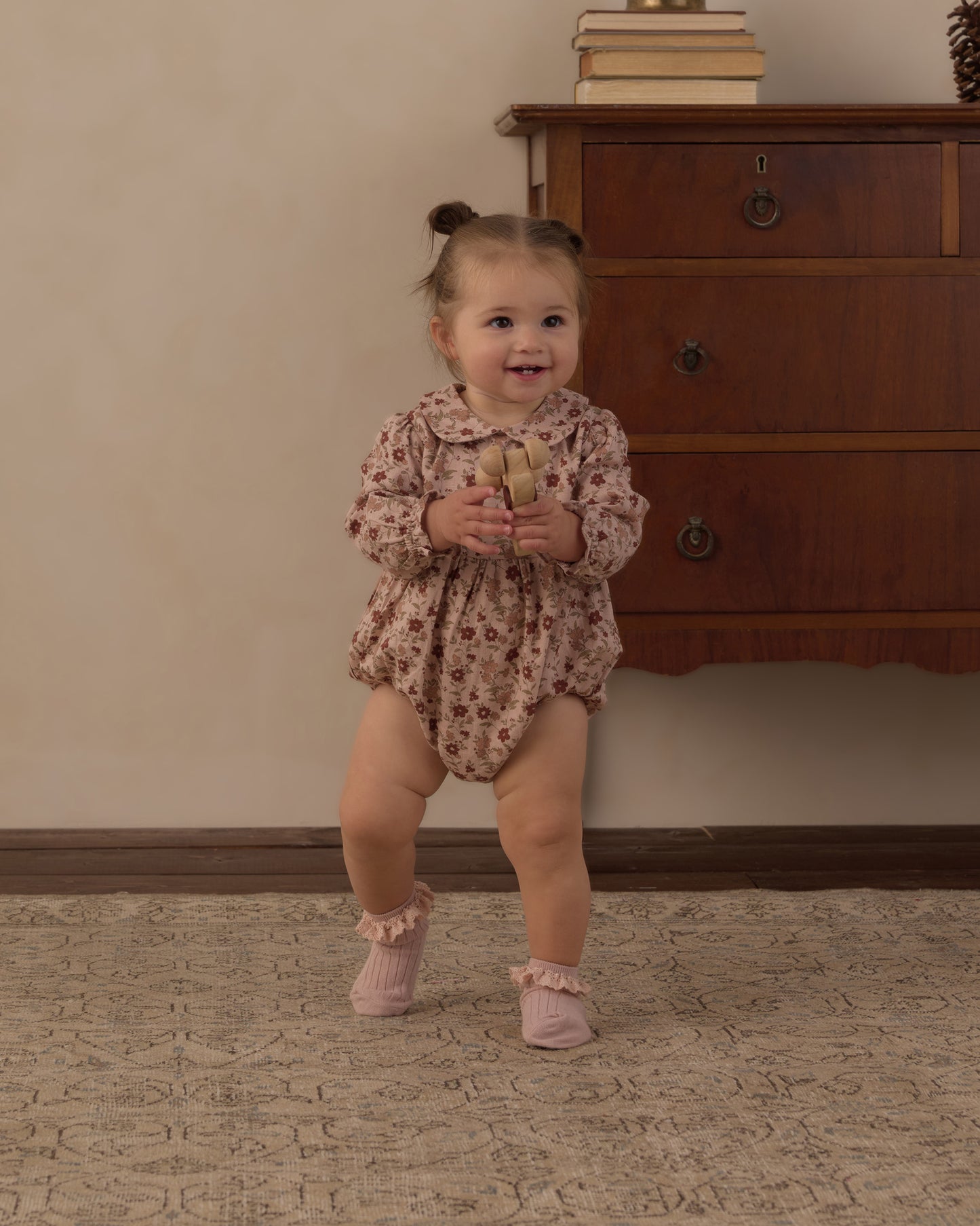 CORA ROMPER PINK FLORAL