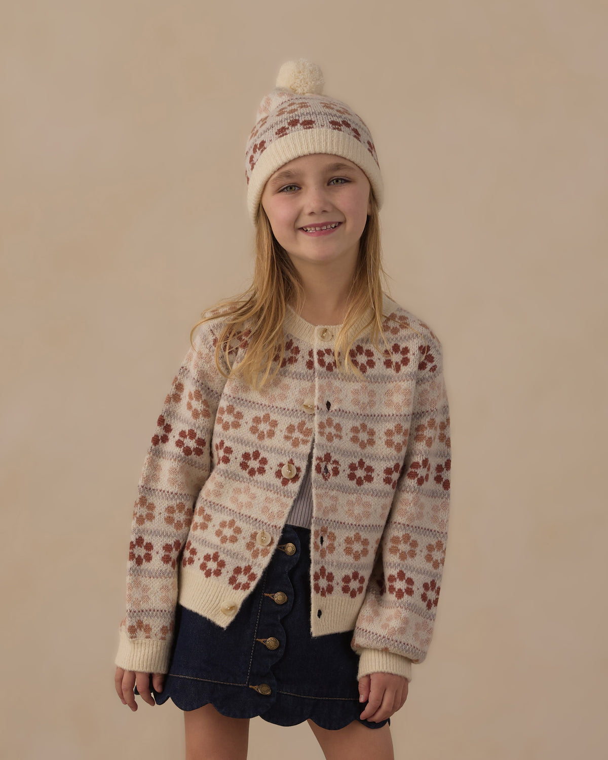 CHEYENNE CARDIGAN FLOWER FAIR ISLE
