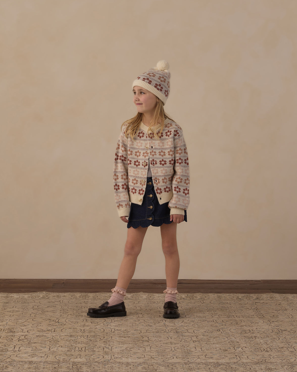 CHEYENNE CARDIGAN FLOWER FAIR ISLE